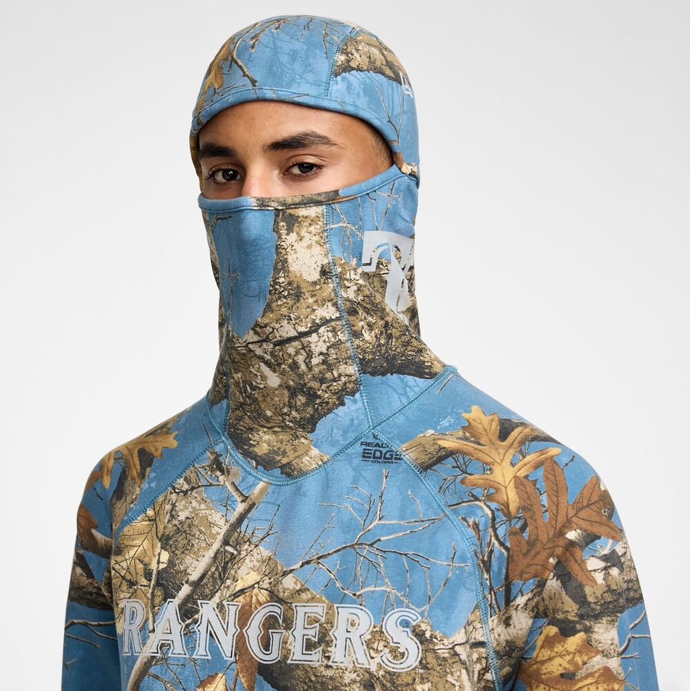 New Era Texas Rangers Realtree Balaclava Hoodie - Size 3XL